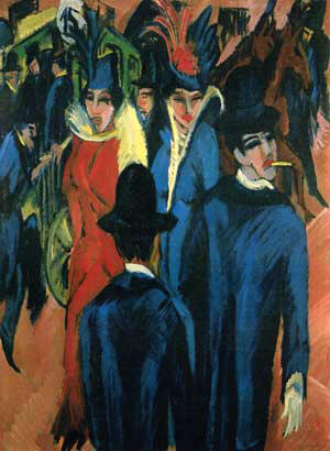 L. Kirchner: Strassenszene 1913