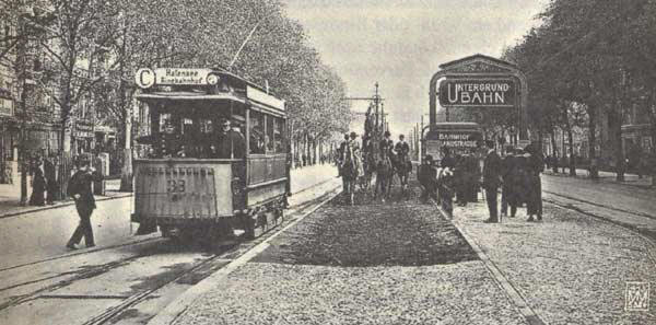 Eröffnung U-Bahnhof Uhlandstrasse 1913