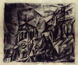 L. Feininger: Die Stadt, 1916